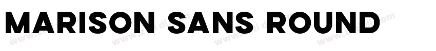 marison sans round字体转换